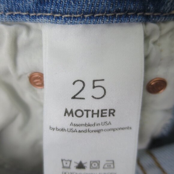 Mother High Waisted Looker Ankle Fray Size 25 - Picture 12 of 14